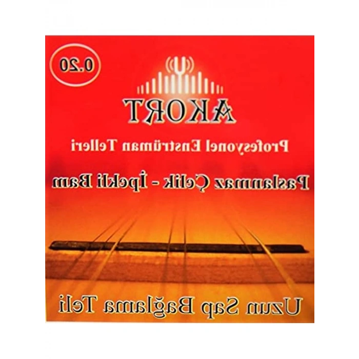 Uzun Sap Bağlama-Saz Teli, Tezene Hediye ile