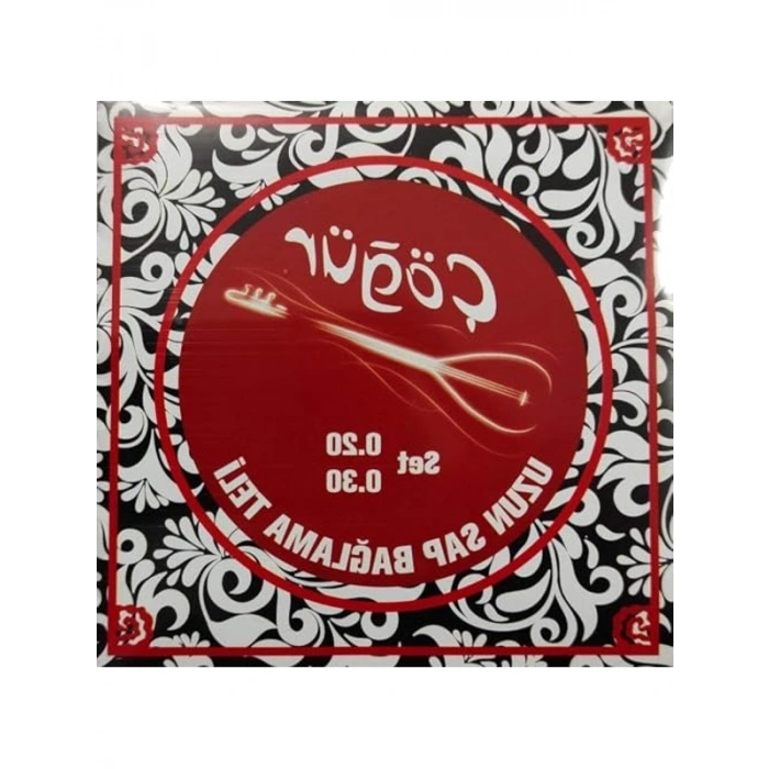 Uzun Sap Bağlama Teli Takımı, 0.20 Ölçüsü