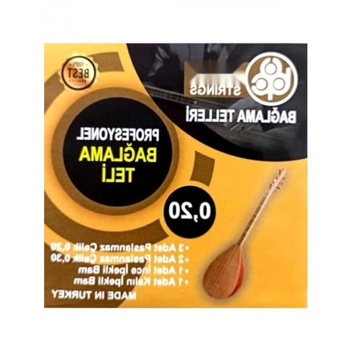 Uzun Sap Saz Teli Takımı (0.20)