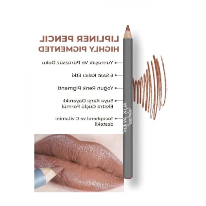 Uzun Süre Kalıcı Dudak Kalemi, 06 Soft Brown