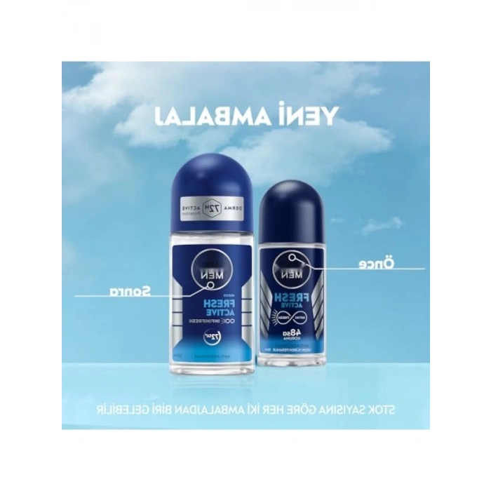 Uzun Süreli Ferahlık Sağlayan Roll-On Deodorant, 50 ml