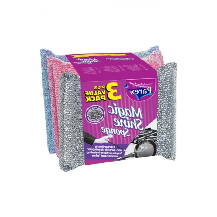 Uzun Süreli Kullanım için Magic Shine Sünger - 3lü Paket