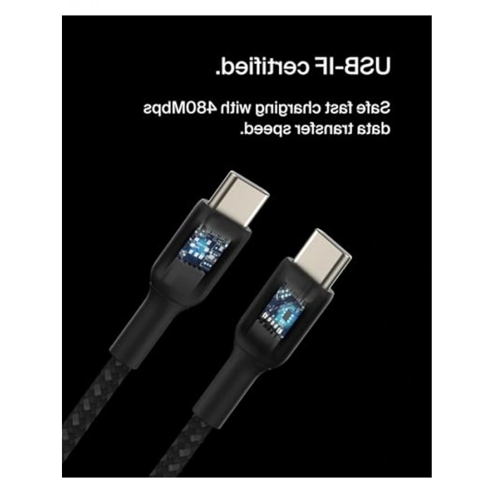 Uzun Süreli Kullanım için USB-C Kablo, 6.6ft Uzunlukta