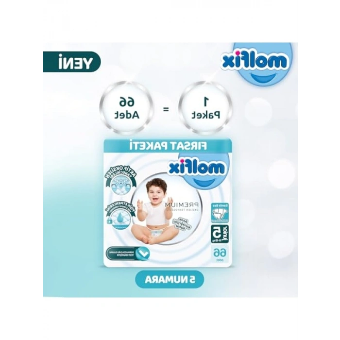 Uzun Süreli Kullanım Sunan Bebek Bezi - 66lı Paket