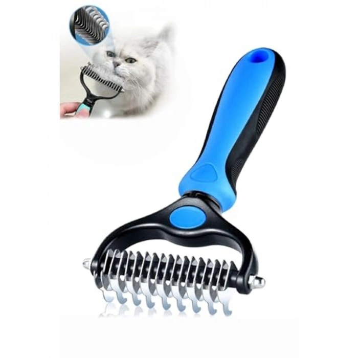 Uzun Tüy Bakım Tarağı, Metal Uçlu, 1 Adet