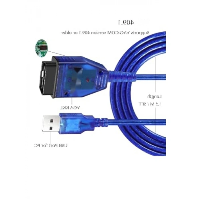 VAG-COM 409.1 Protokol Destekli Teşhis Aracı