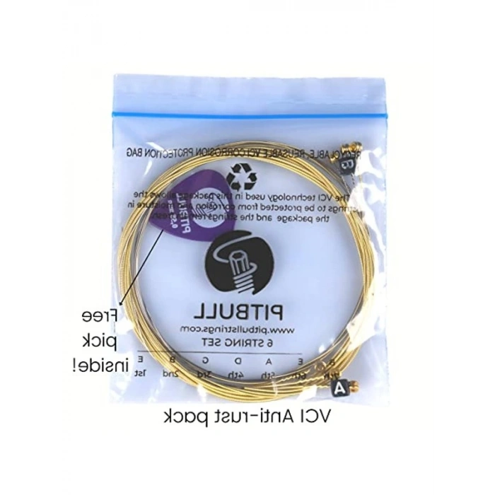 VAG SL 10-47 Kalınlıkta Akustik Gitar Teli, Super Light