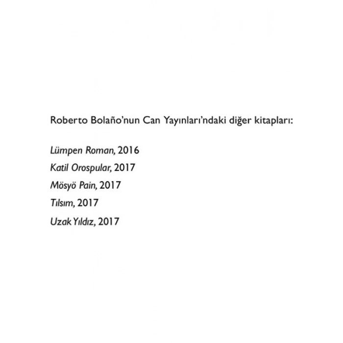 Vahşi Hafiyeler - Roberto Bolano