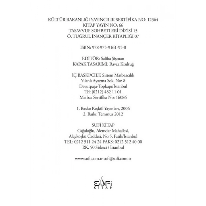 Vakte Karşı Sözler-Ömer Tuğrul İnançer