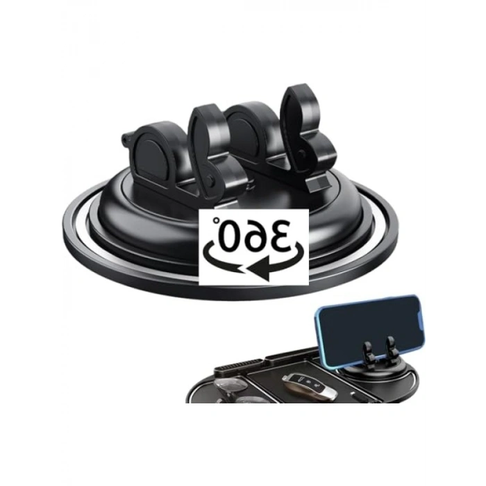 Vakumlu 360 Derece Dönebilir Telefon Tutucu