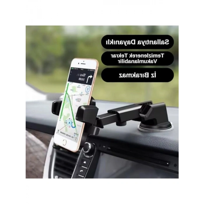 Vakumlu Araç İçi Telefon Tutucu