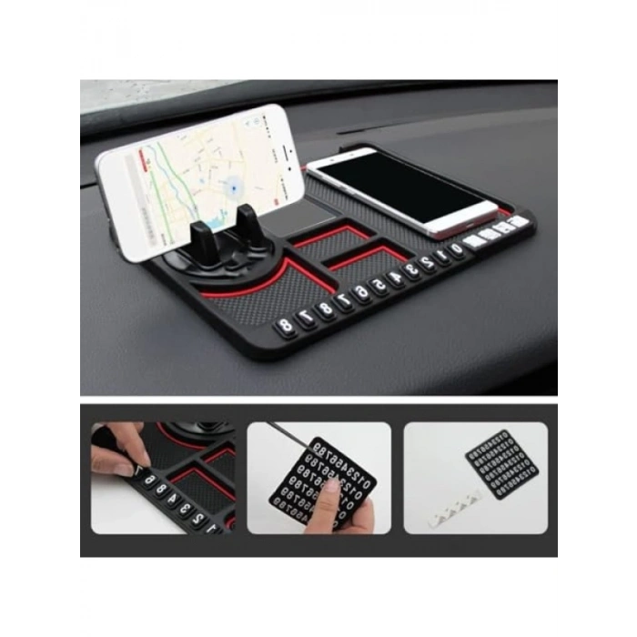 Vakumlu Araç Telefon Tutucu - 360° Döner Başlık