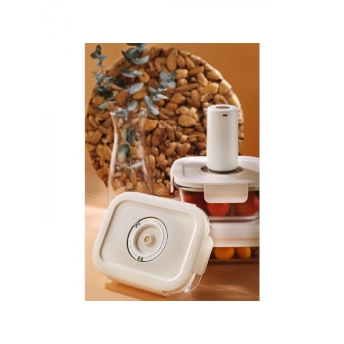 Vakumlu Cam Saklama Kabı ve Gıda Torbası Seti