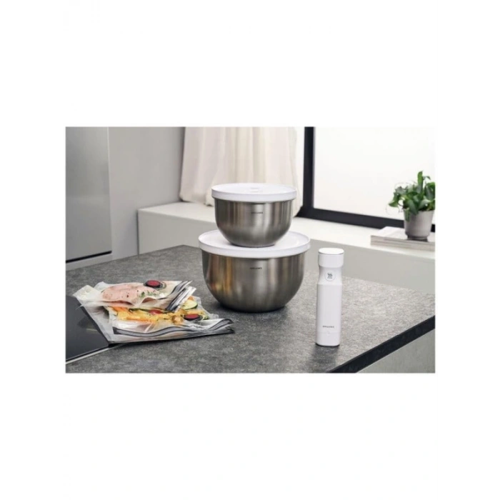 Vakumlu Saklama Kabı Seti - 9 Parça Paslanmaz Çelik