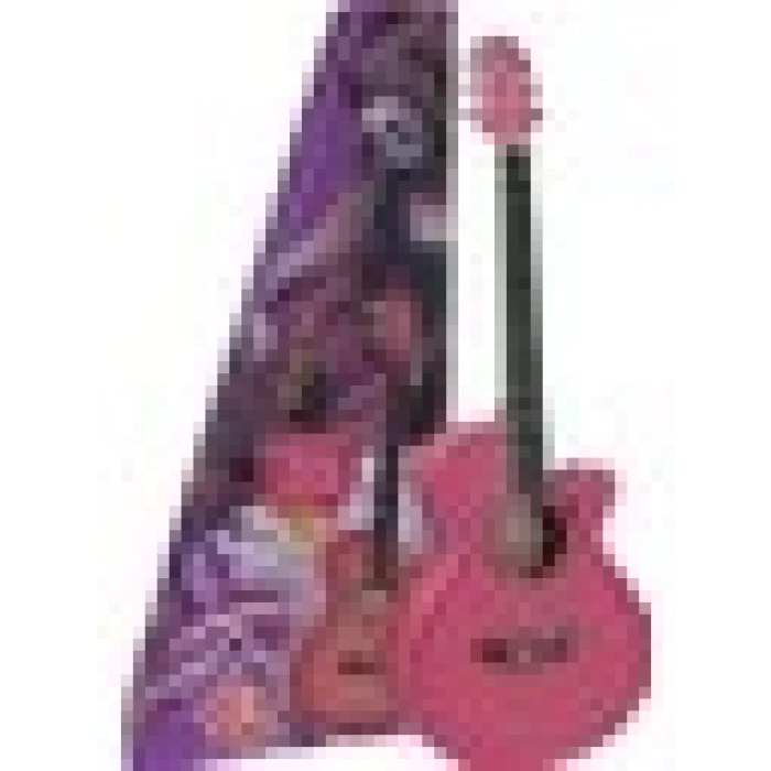 Valencia GRA1KCPK Gypse Rose Akustik Gitar 7/8 Boy(Kılıf,Askı,Çıkartma ve Dvd Hediyeli)