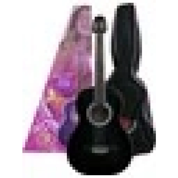 Valencia GRC1KCBK Gypsy Rose Klasik Gitar Seti Siyah (Askı-Klıf-Çıkartma-Dvd Hediyeli)