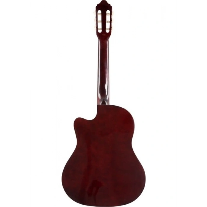 Valencia VC104TC Naturel Cutaway Klasik Gitar 4/4 (Sap Çelik+Kılıf)