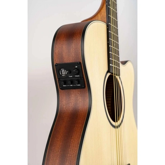 Valler AGX300 Thinbody Ince Kasa Ladin Ağacı Elektro Akustik Gitar