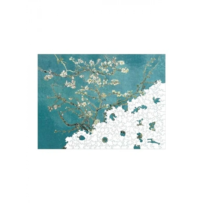 Van Gogh Badem Ağacı Ahşap Puzzle, 450 Parça, Yetişkinler İçin