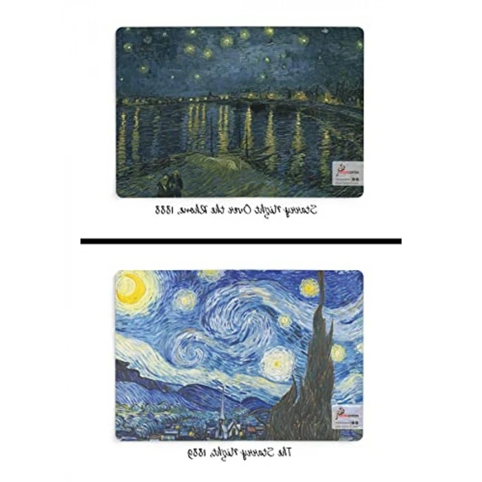 Van Gogh Temalı A6 Defter Seti - 4lü, 192 Sayfa, Çizgisiz