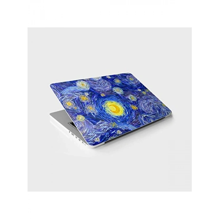Van Gogh Temalı Laptop Sticker - Bilgisayar Kaplama Etiketi
