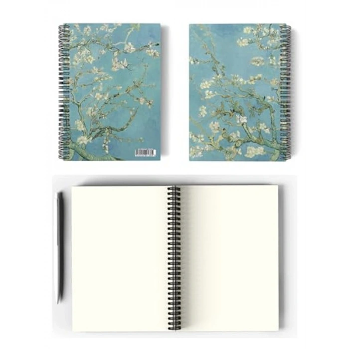 Van Gogh Temalı Spiralli Defter, A5 Boyutunda