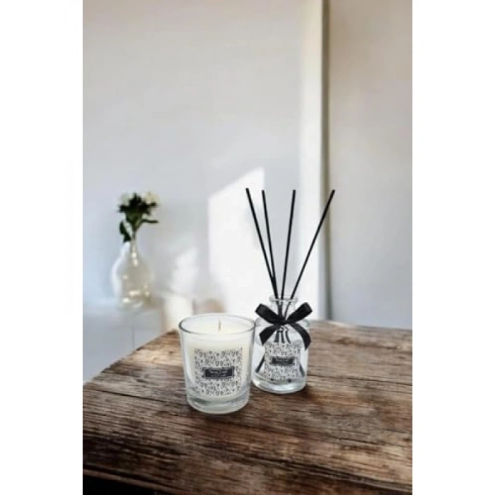 Vanilya Kokulu Mum ve Oda Kokusu Seti