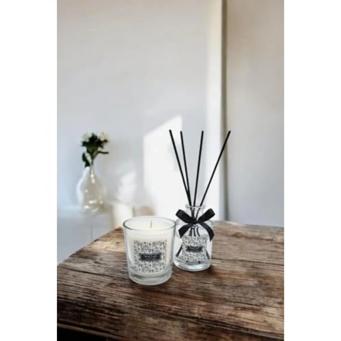 Vanilya Kokulu Mum ve Oda Kokusu Seti
