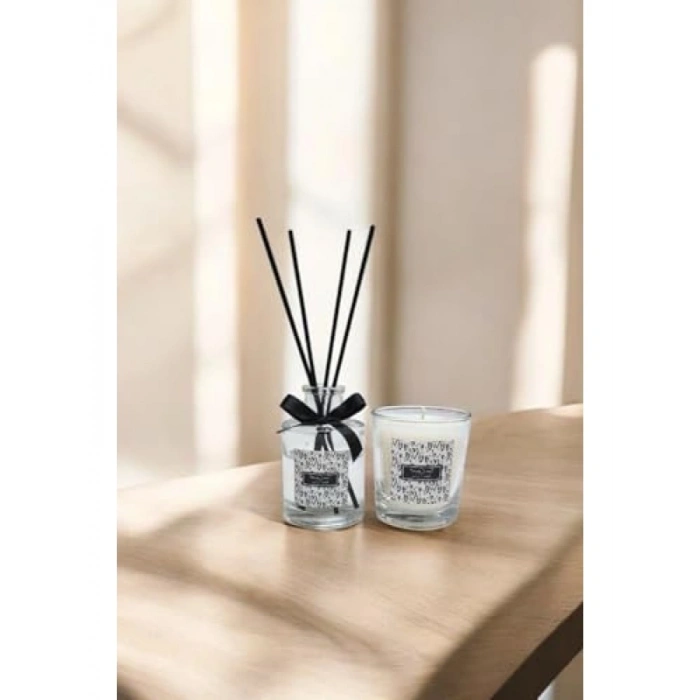 Vanilya Kokulu Mum ve Oda Kokusu Seti