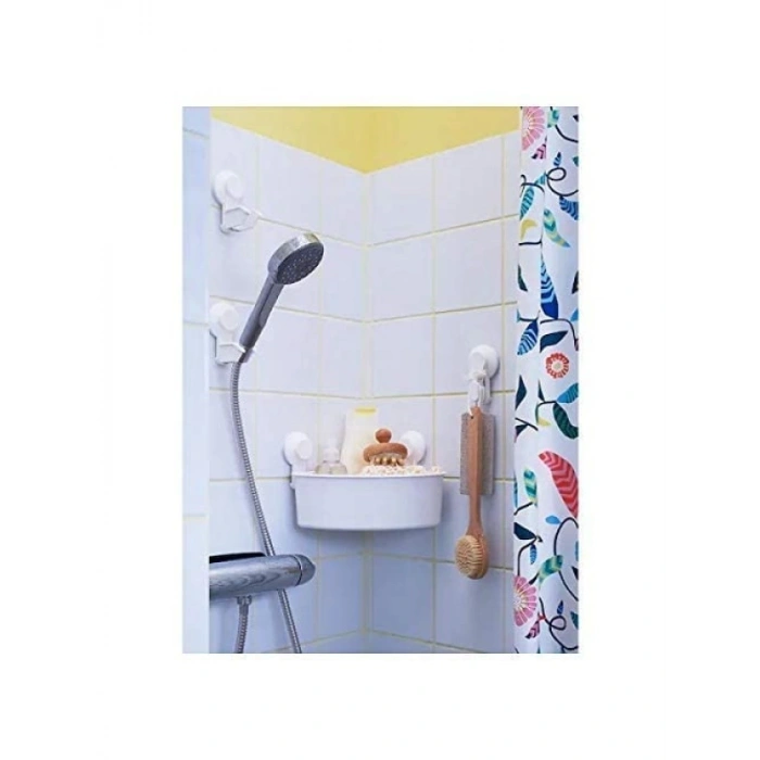 Vantuzlu Kanca, Beyaz (2li Paket)