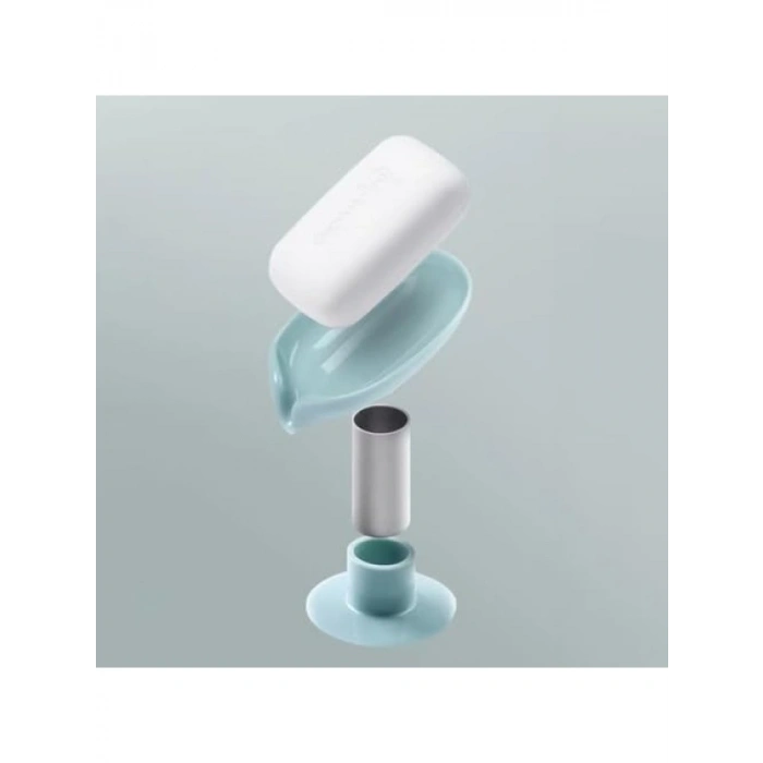 Vantuzlu Katı Sabunluk ve Tutucu - Su Giderli