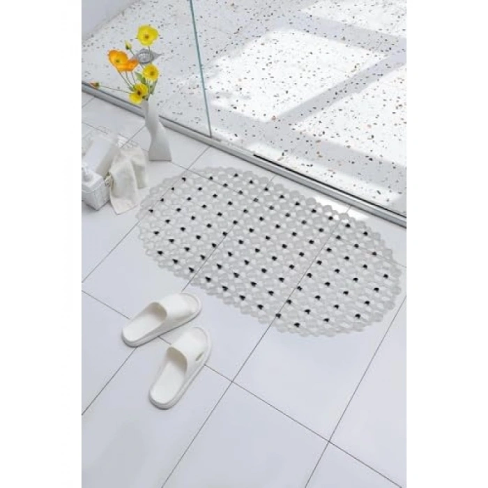 Vantuzlu Kaymaz Banyo Paspası - 63x35 cm