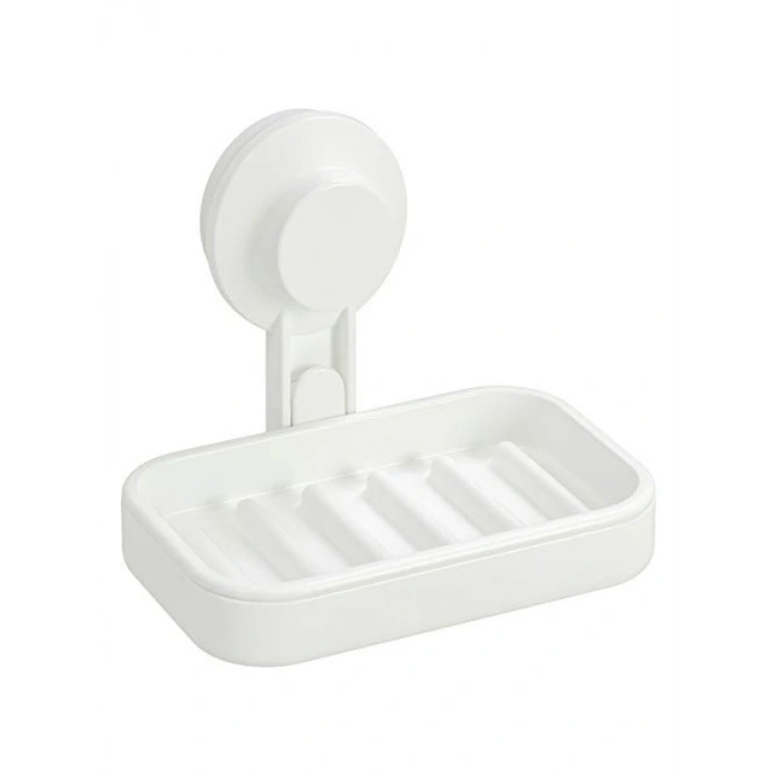 Vantuzlu Sabunluk - Beyaz, Pratik ve Estetik