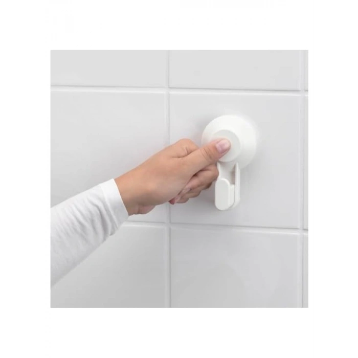 Vantuzlu Tuvalet Kağıdı Tutacağı - Beyaz