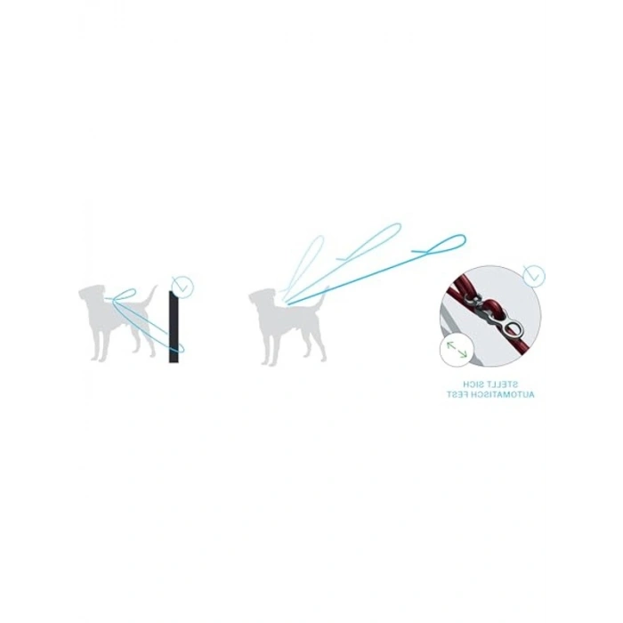 Vario Comfort Leash Ruby L