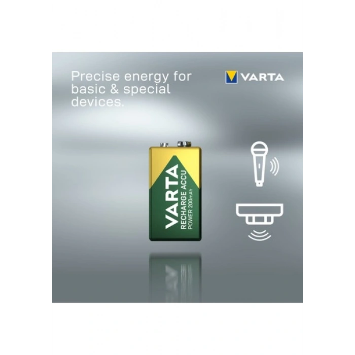 VARTA 200mAh 9V Şarj Edilebilir Pil