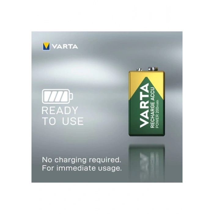 VARTA 200mAh 9V Şarj Edilebilir Pil