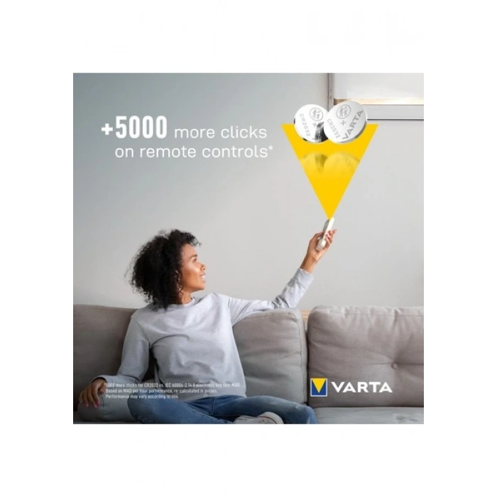 VARTA CR2032 li Lityum Düğme Pil 4lü paket