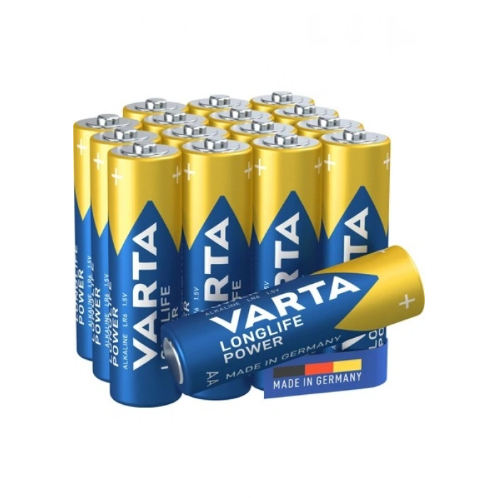 VARTA Longlife Power AA Alkalin kalem pil 16lI paket