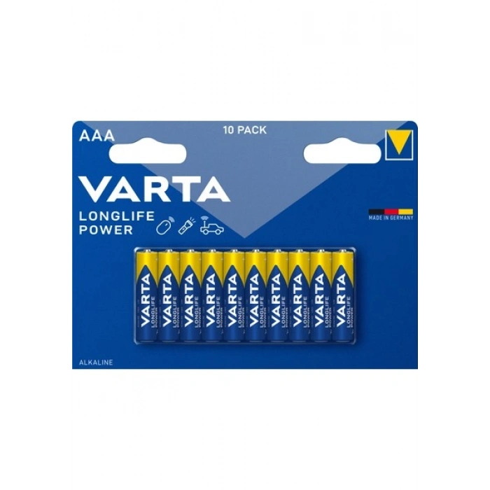 VARTA Longlife Power AAA Alkalin kalem pil 10lu paket