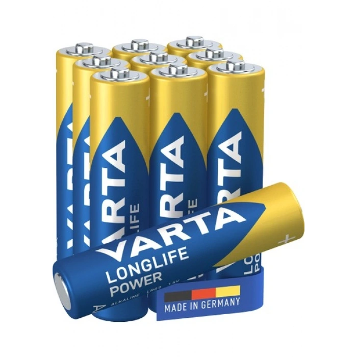 VARTA Longlife Power AAA Alkalin kalem pil 10lu paket