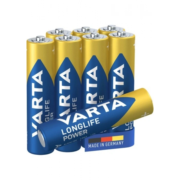 VARTA Longlife Power AAA Alkalin kalem pil 8li paket