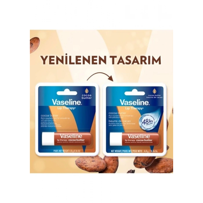 Vaseline Lip Therapy Dudak Bakım Kremi Cocoa Butter 4.8 gr