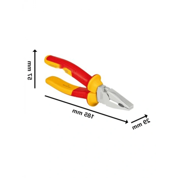 VDE Sertifikalı 180 mm Pense - Yüksek Güvenlik