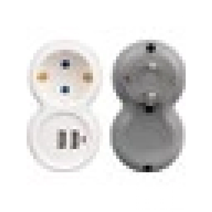 Vea Shopzum Vea VRM0101U 250V 16A Tekli Çift Usbli Priz