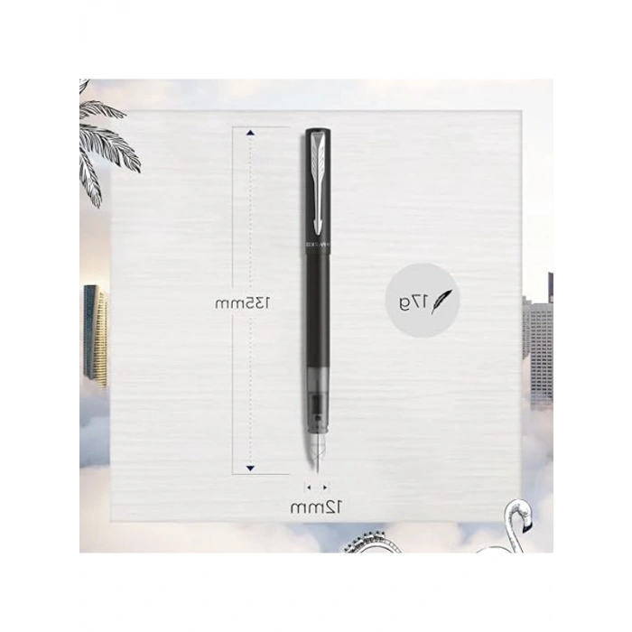 Vector XL Mat Dolma Kalem, Mat Siyah, M Uç