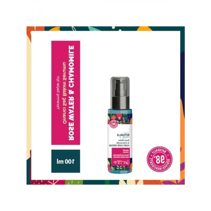 Vegan İçerikli Rose Water Chamomile Saç Bakım Serumu - 100 ml