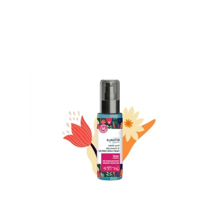 Vegan İçerikli Rose Water Chamomile Saç Bakım Serumu - 100 ml