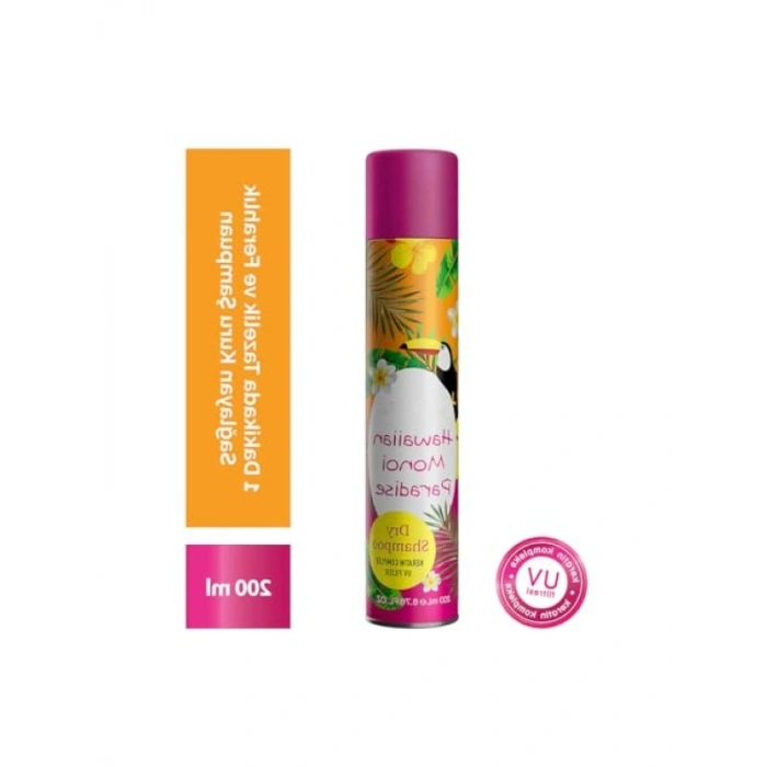 Vegan İçerikli UV Koruyucu Kuru Şampuan - 200 ml