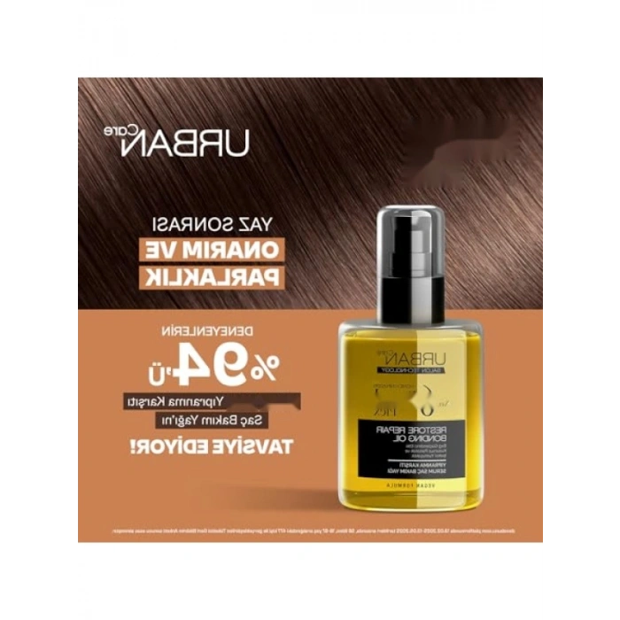 Vegan Yıpranma Karşıtı Saç Bakım Yağı